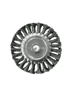   EXTOL CRAFT drótcsiszoló körkefe sodort, M14×2 sarokcsiszolóra; 125mm, ford.: 12500/perc