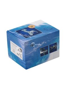   BALLETTO kádtöltő csaptelep 35mm, 150mm-es, falra szerelhető, fényes, zuhanycsatlakozóval (zuhanycső és -fej nélkül)