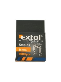   EXTOL PREMIUM tűzőgépkapocs profi (10,6×0,52×1,2mm) ; 14mm, 1000db