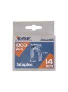 EXTOL PREMIUM U-szeg profi tűzőgéphez 7,55×0,52×1,2mm ; 14mm, 1000db, használható: 4770704, 8851110 és 8851112 tűzőgéphez