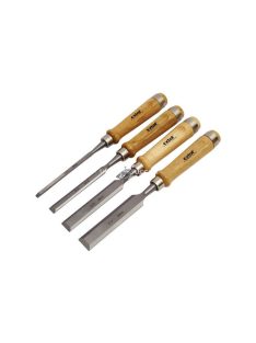   EXTOL PREMIUM favéső készlet, CV. ; 4db, 6-12-20-25mm HRC56-62, kőrisfa nyél