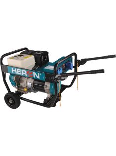   HERON Heron, benzinmotoros áramfejlesztő, 6800 VA, 230V hordozható; EGI 68