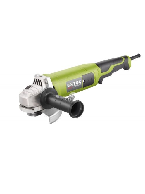 EXTOL CRAFT sarokcsiszológép 1200W 125mm tárcsaátmérő 11.000 1/min, bekapcsolásvédelem, papír doboz, 2,1kg