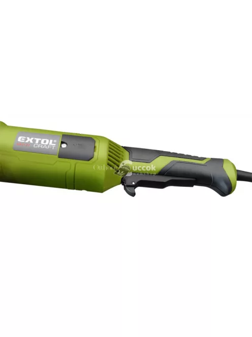 EXTOL CRAFT sarokcsiszológép 1200W 125mm tárcsaátmérő 11.000 1/min, bekapcsolásvédelem, papír doboz, 2,1kg