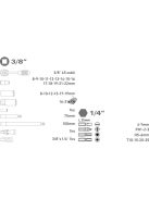 EXTOL PREMIUM dugókulcs klt., CV., racsnis 45fog ; 3/8', 39db, normál(8-22mm) és hosszú(8-19mm) dugófejek, gyertyakulcs 16&21mm,