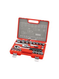   EXTOL PREMIUM dugókulcs klt., CV., racsnis 45fog ; 1/2' 21db, 10-32mm