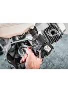 FORTUM légkulcs, 1/2', 610Nm, (Twin Hammer); 10.000 1/min, 170l/min, 6,3 Bar, 1/4' tömlőcsatlakozó, 1,4kg