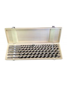   EXTOL PREMIUM fafúró klt. 6 db, 10-12-14-16-18-20×460mm, csavaros heggyel, hatszög befogás; fa dobozban
