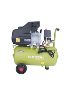   EXTOL CRAFT olajos légkompresszor, 1100W, 24l tartály, 8 bar, beszívott levegő: 154l/min