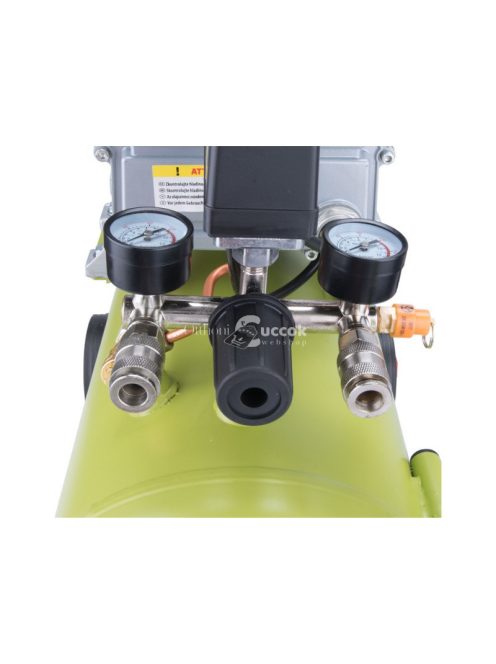 EXTOL CRAFT olajos légkompresszor, 1100W, 24l tartály, 8 bar, beszívott levegő: 154l/min