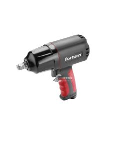   FORTUM légkulcs, 1/2', 1300Nm, extra erős, (Twin Hammer), 7500 1/min, 227 l/min, 6,3 Bar, 1/4' tömlőcsatlakozó, 2,0kg