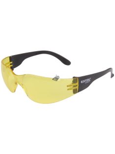   EXTOL CRAFT védőszemüveg, sárga, polikarbonát, CE, optikai osztály: 1, ütődés elleni védelmi osztály: F