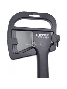   EXTOL PREMIUM balta, nylon nyél 650 g, 360 mm hosszú hajlított nyél, TPR gumis markolat