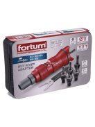 FORTUM adapter klt. fúrógéphez, POP-NUT szegecsanyákhoz, 6 db, M3-M4-M5-M6-M8; 1/4' hatszög befogás, FORTUM