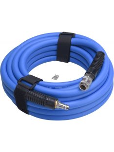   EXTOL PREMIUM légtömlő egyenes, 10m, kompresszorhoz, 3/8, átm.: 9 / 15 mm, max. 20 Bar, gyorscsatlakozókkal