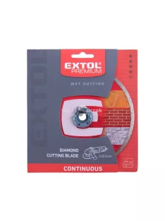   EXTOL PREMIUM gyémántvágó csempevágáshoz (sima), vizes vágásra; 230×2,3×22,2mm, max.6.650 ford/perc