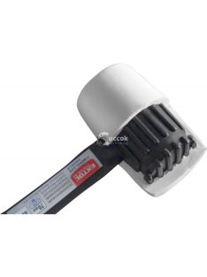   EXTOL PREMIUM gumikalapács üvegszálas nyéllel, fehér gumi ; 80 mm, 0,91 kg