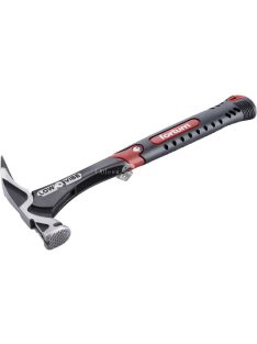   FORTUM palázó kalapács kovácsolt, mágneses; LOW-VIBE vibráció csökkentő nyél, 680 g, két komponensű gumírozott/műanyag markolat