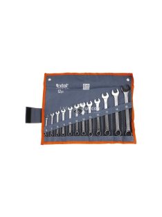   EXTOL PREMIUM csillag-villás kulcs klt., vászon tartóban, CrV. ; 12db, 6-22mm