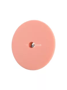   EXTOL PREMIUM polírkorong, egylépéses polírozás, T40, 180×25mm, tengely: 22 mm, narancs, tépőzáras