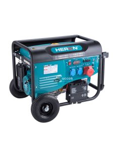   HERON Heron, benzinmotoros áramfejlesztő, max 6000 VA, háromfázisú, önindítós