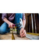 FORTUM kalapács kovácsolt, LOW-VIBE vibráció csökkentő nyél, 870 g, két komponensű gumírozott/műanyag markolat