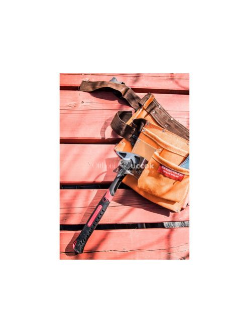 FORTUM kalapács kovácsolt, LOW-VIBE vibráció csökkentő nyél, 870 g, két komponensű gumírozott/műanyag markolat