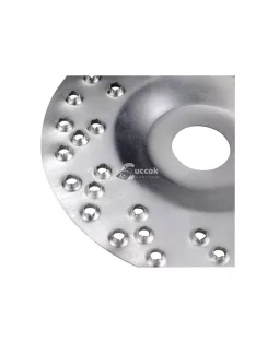   EXTOL CRAFT faforgácsoló korong; max 12200 ford/perc, sarokcsiszolóhoz, fém, 125×22,2mm, fa csiszolásához, szakaszos használat