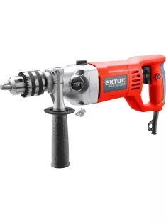   EXTOL PRMIUM ütvefúrógép , 1050W, fémházas, 0-2500 ford/perc, tokmány 3-16mm, papírdobozban