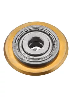   FORTUM vágókerék a 4770808, 4770810, 4770812 csempevágókhoz, titánium-volfrám-karbid, 22×6×6 mm, csapágyas