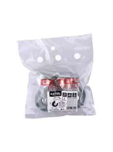   EXTOL PREMIUM készülékgörgő 2 db, önbeálló, szürke gumi, 50mm, golyóscsapággyal, max. teherbírás: 27 kg/db