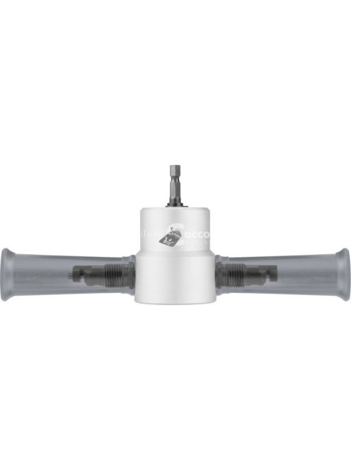 EXTOL PREMIUM fúrógéppel hajtható mechanikus lemezvágó/lyukasztó fej, max. 2 mm lemezekhez