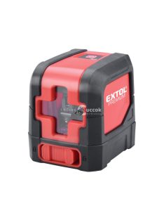   EXTOL PREMIUM automatikus lézeres vízszintező, ZÖLD, 1H1V (1 horizontális+1 vertikális) pontosság:0,3mm/1m, 1/4 menetes