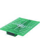 EXTOL PREMIUM automatikus lézeres vízszintező, ZÖLD, 1H1V (1 horizontális+1 vertikális) pontosság:0,3mm/1m, 1/4 menetes