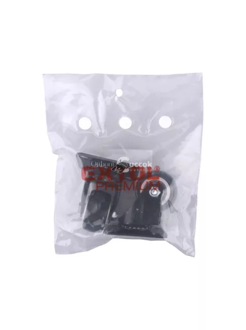 EXTOL PREMIUM készülékgörgő 2 db, önbeálló, fekete PVC, golyóscsapággyal, 40mm, max, teherbírás: 30 kg/db