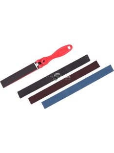   EXTOL PREMIUM kézi csiszoló lapos, (ráspoly) cserélhető csiszoló szalaggal, ABS műanyag