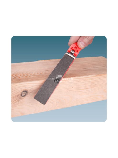 EXTOL PREMIUM kézi csiszoló lapos, (ráspoly) cserélhető csiszoló szalaggal, ABS műanyag