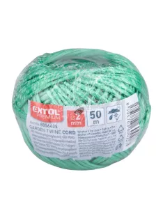  EXTOL PREMIUM kerti kötöző zsineg, sodrott, zöld, 2mm×50m, PP
