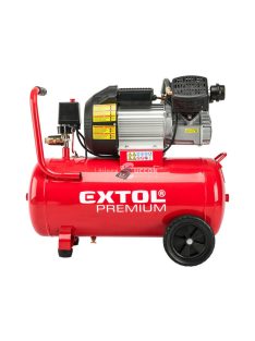   EXTOL PRMIUM olajos légkompresszor, 2200W, 50l tartály, 8 bar; 356 l/min