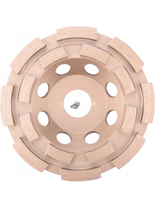 EXTOL INDUSTRIAL gyémántcsiszoló korong; 115mm×22,2mm, kétsoros