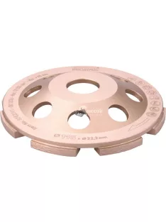   EXTOL INDUSTRIAL gyémántcsiszoló korong; 125mm×22,2mm, kétsoros