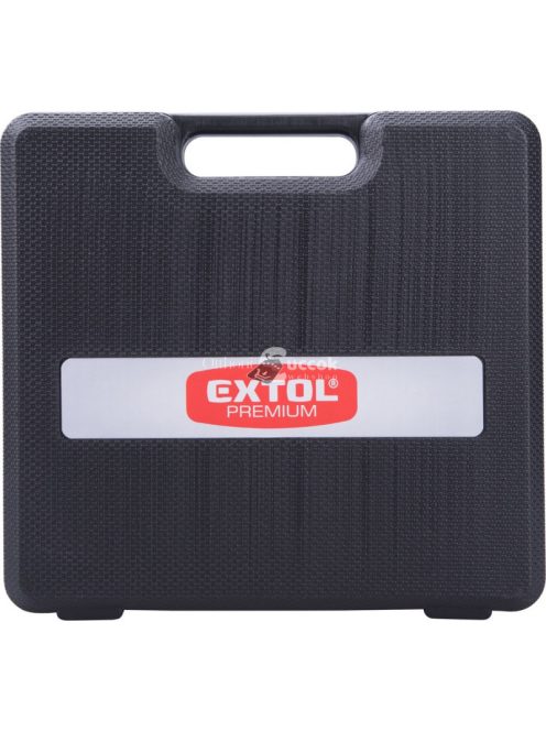 EXTOL PRMIUM pneumatikus szögbelövő gép, szalagtáras szegekhez, üzemi nyomás: 4-7 Bar, csatlakozó: 1/4', 80 lövés/perc, 85l/perc