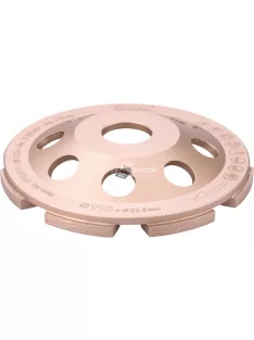   EXTOL INDUSTRIAL gyémántcsiszoló korong; 115mm×22,2mm, egysoros