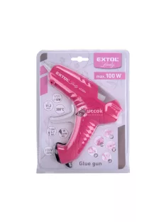   EXTOL LADY melegragasztó pisztoly, 40W, stift átmérő:11mm, Extol Lady, bliszteren