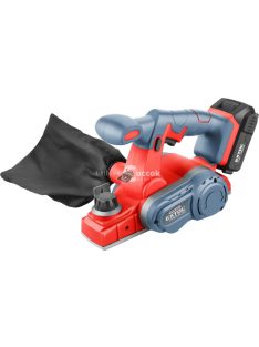  EXTOL PRMIUM akkus gyalugép, Share20V, 20V, Li-ion, 1db akku, 1db töltő, 2000 mAh, 10.000 ford/perc, kés: 60 mm, mélység: 0-1,25