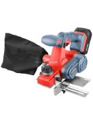 EXTOL PRMIUM akkus gyalugép, Share20V, 20V, Li-ion, 1db akku, 1db töltő, 2000 mAh, 10.000 ford/perc, kés: 60 mm, mélység: 0-1,25