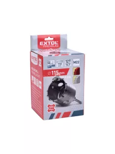   EXTOL PREMIUM körkivágó téglához, SDS Plus befogás; 115mm, M22×170mm hosszúságú szár