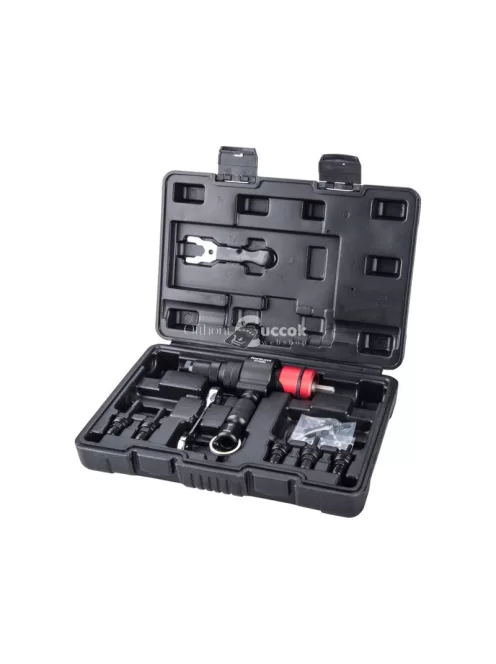 FORTUM adapter klt. fúrógéphez, POP-NUT szegecsanyákhoz, 6 db, M3-M4-M5-M6-M8-M10-M12; 8 mm (5/16') hatszög befogás, FORTUM