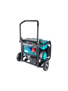   HERON Heron, benzinmotoros áramfejlesztő, 8000 VA, 400/230 V, hordozható