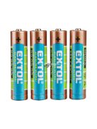 EXTOL PRMIUM automatikus lézeres vízszintező, ZÖLD, 1D1V (1×360°+1V) pontosság: 0,3mm/1m, 1/4 menet